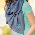This chambray scarf if not an infinity scarf.