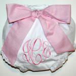Add $6.00 for this big FABRIC bow which is detachable for washing.