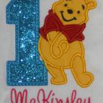 You can do this applique with or without the number.  Any number also available.
PICO